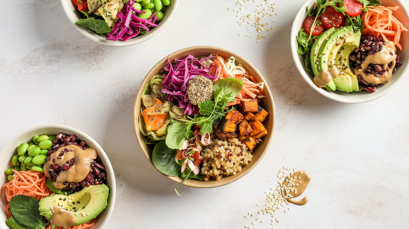 a bowl of food on a table