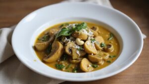 cashew mushroom korma recipe