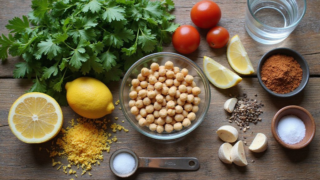 chickpea falafel with zest