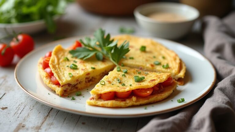 chickpea flour omelette recipe