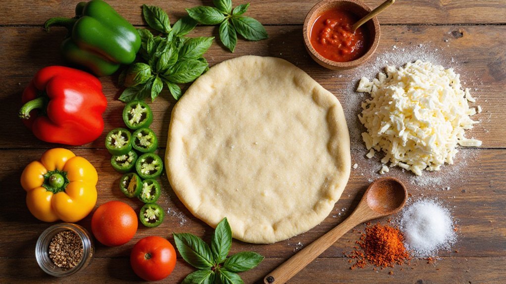 chili vegetable pizza recipe