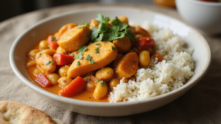 comforting spicy chicken curry