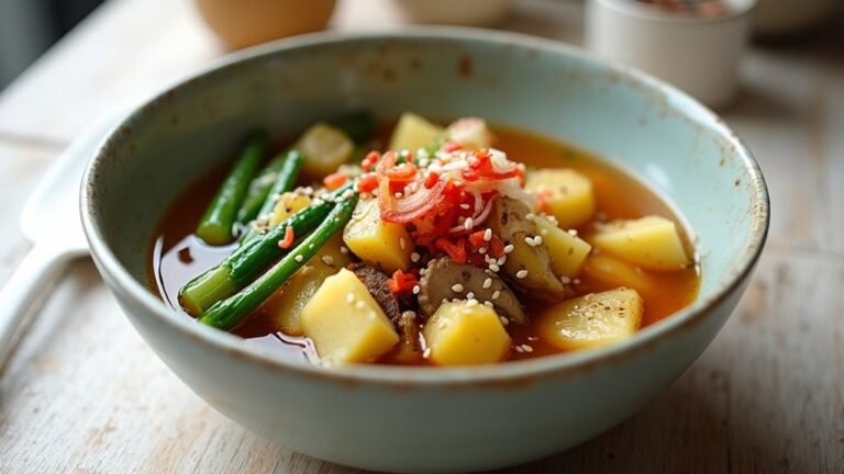 comforting zucchini potato soup