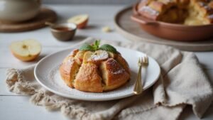 cozy baked apple dessert