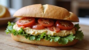hummus sandwich lover s delight
