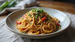 indonesian spicy garlic noodles