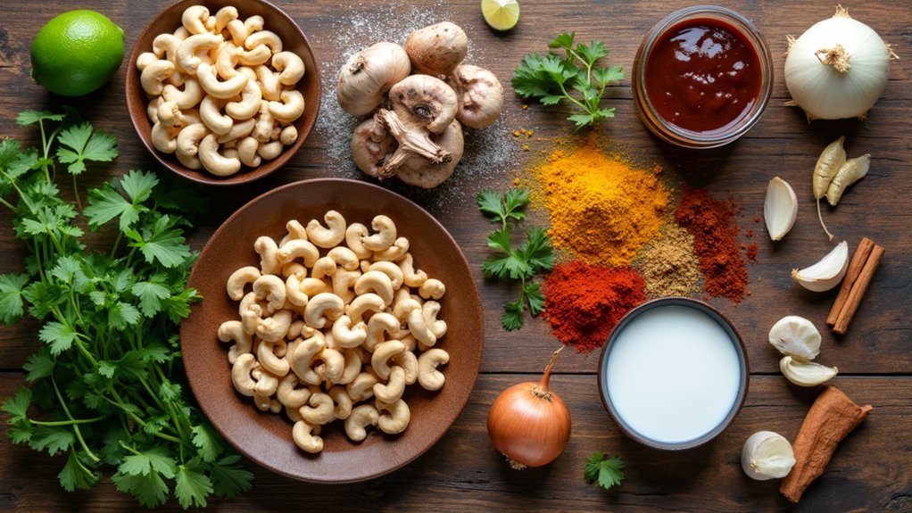 plant based korma curry ingredients
