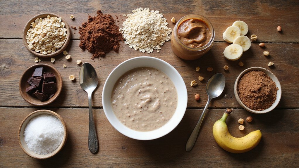 plant based peanut butter porridge