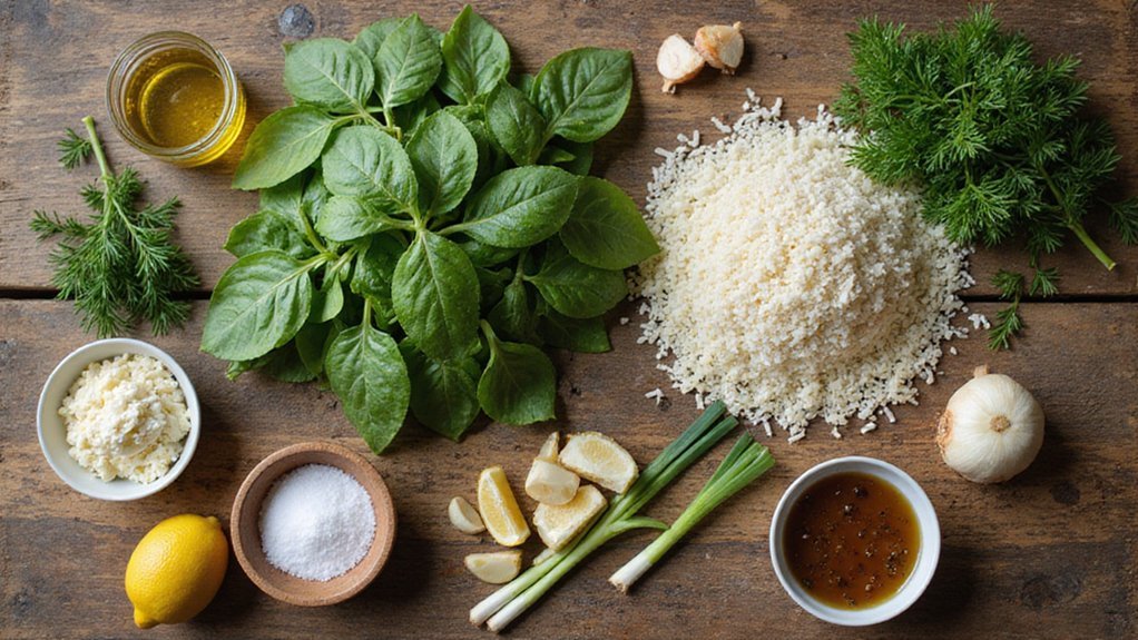 plant powered spinach rice dish