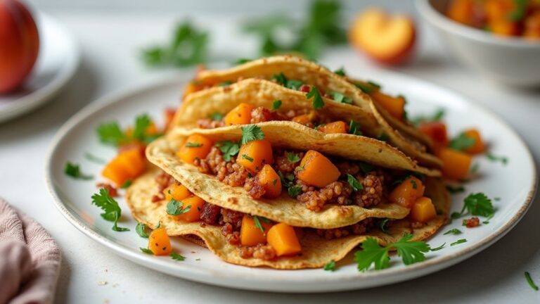 smoky tacos with salsa