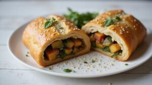 smoky veggie wellington delight