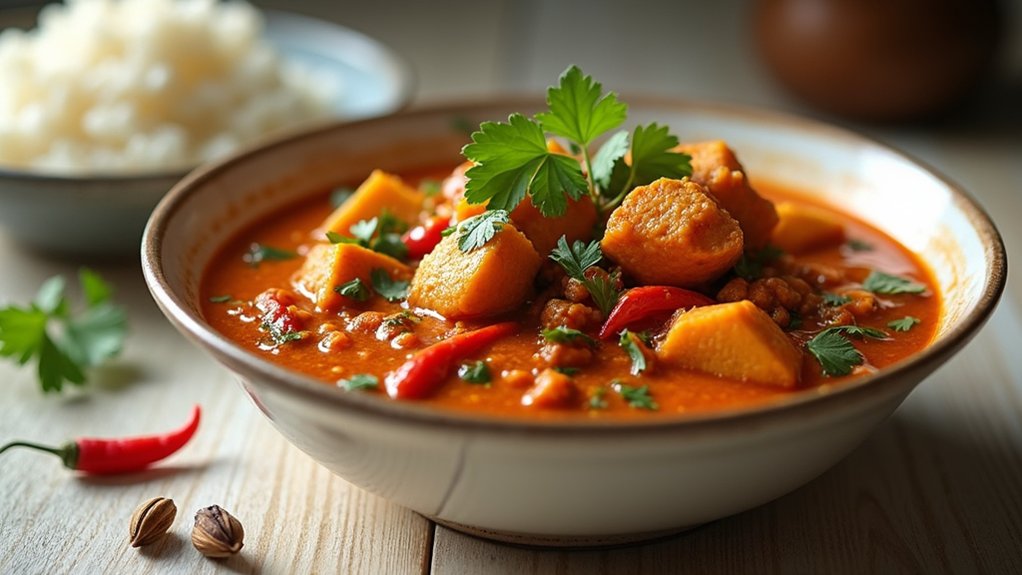 spicy vegan tikka masala