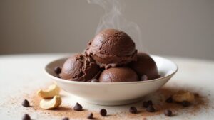 vegan double dark chocolate ice cream