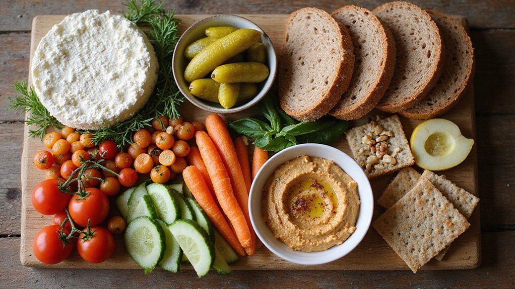 vegan ploughman s lunch delight