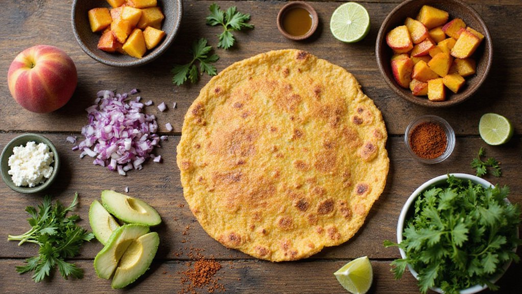 vegan tacos with chickpeas