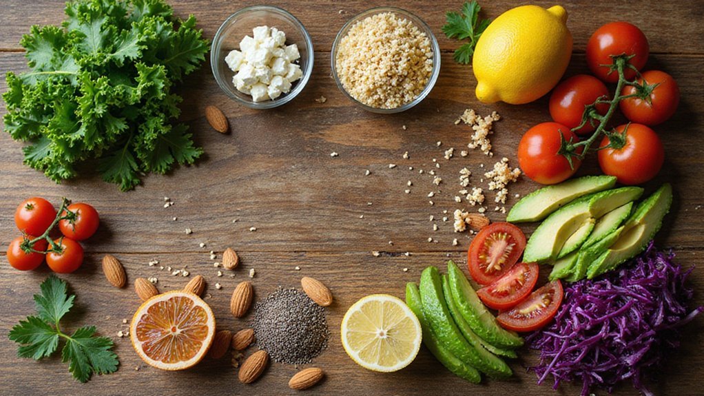 vibrant vegan superfood salad