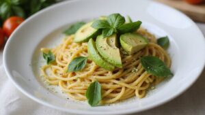 avocado infused pasta sauce