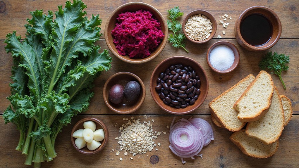 beetroot and kale burgers