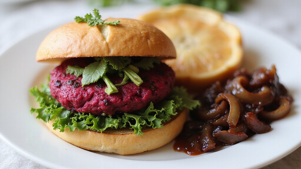 beetroot kale burgers recipe