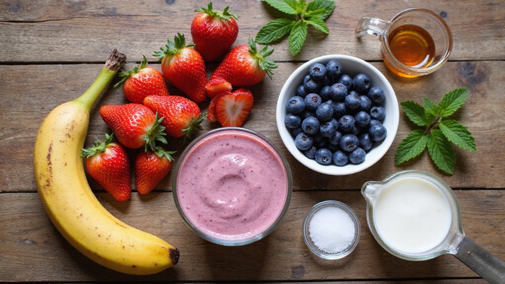 berry smoothie recipe ingredients