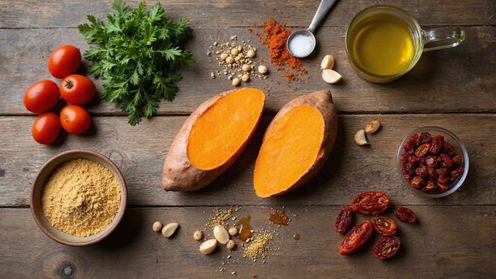 chickpea sweet potato falafel