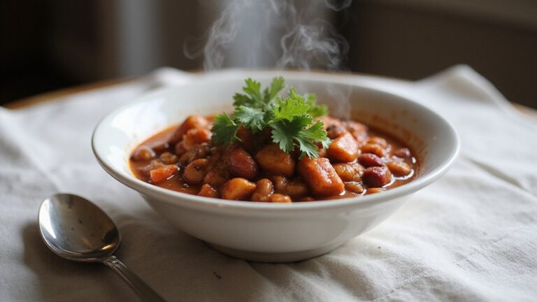 comforting vegan chilli recipe