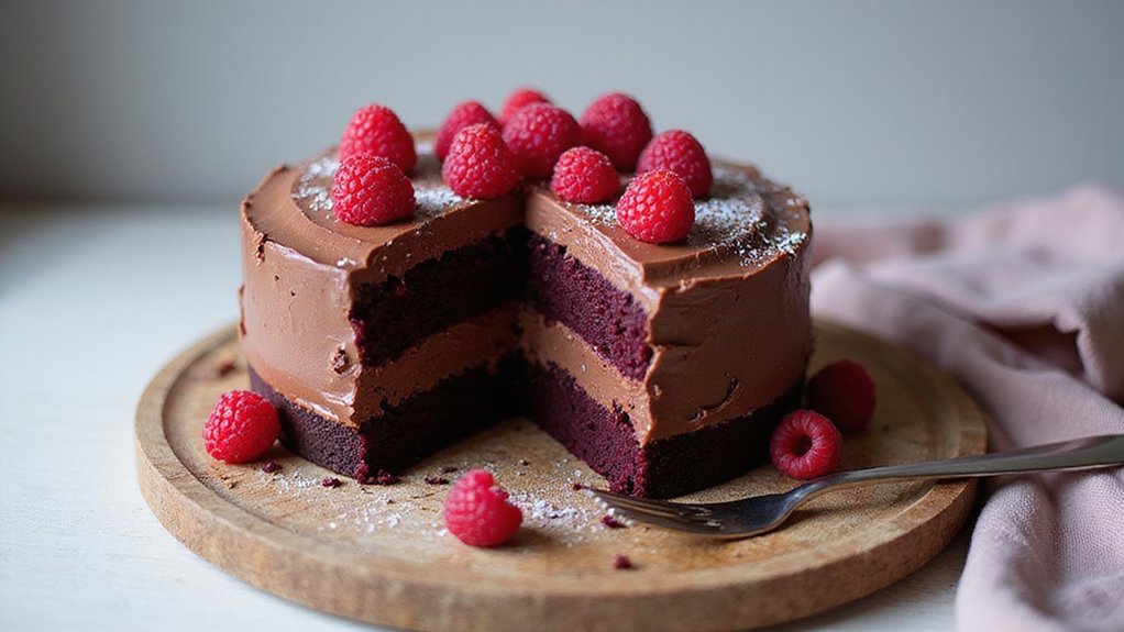 decadent beetroot chocolate cake