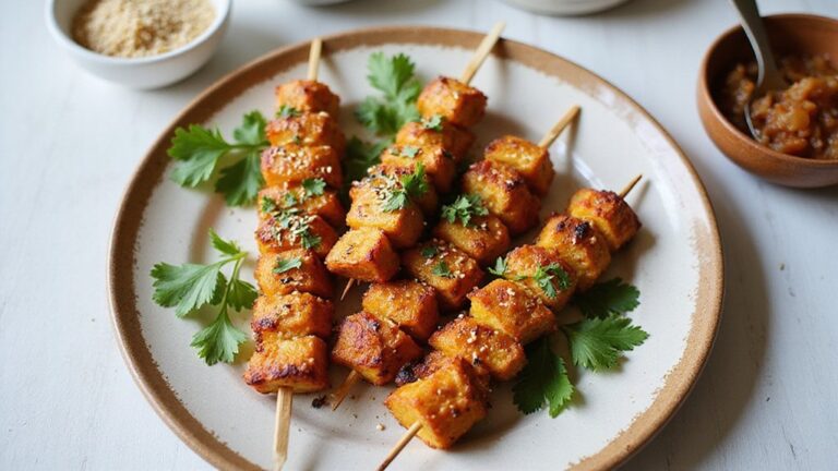grilled sweet spiced skewers