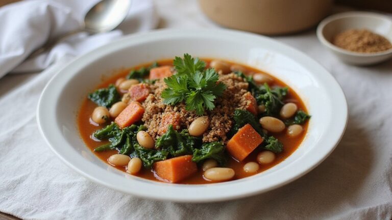 hearty kale and bean stew