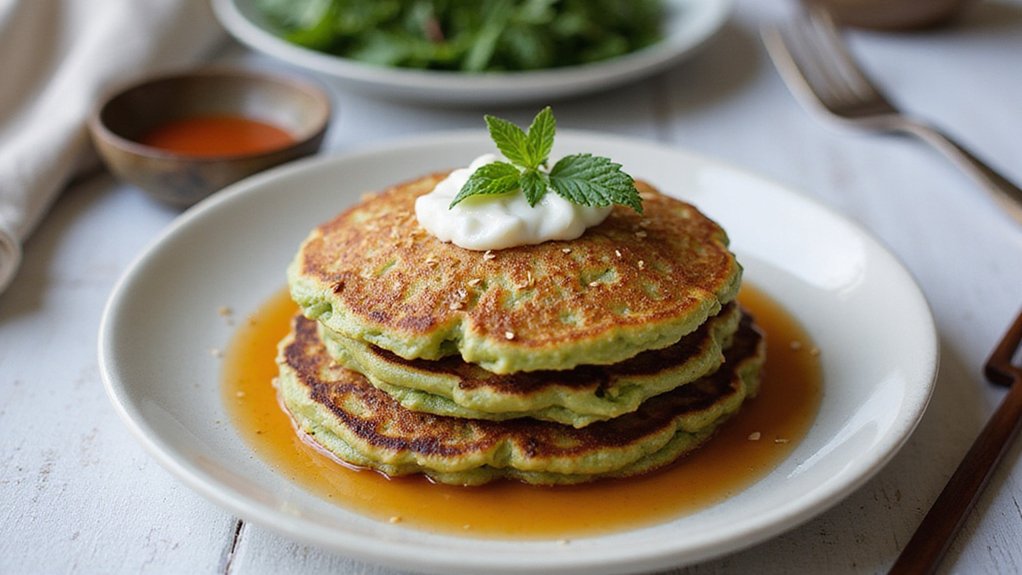 korean spicy tofu pancakes