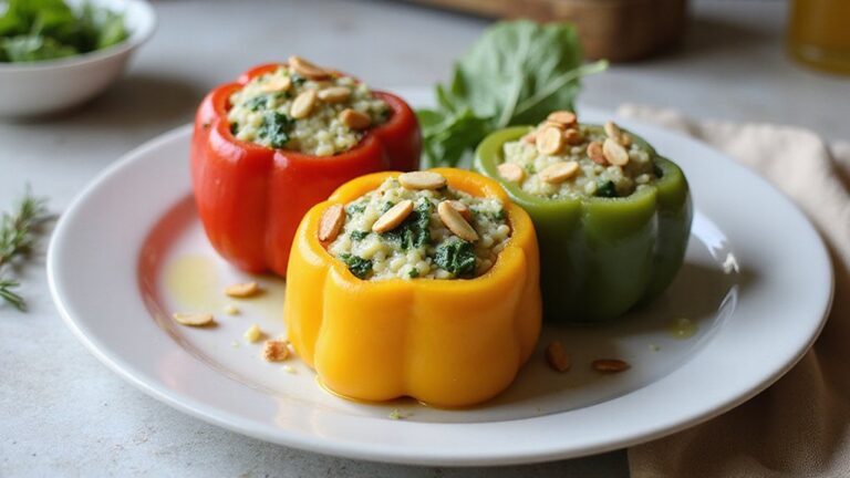 leek risotto stuffed peppers