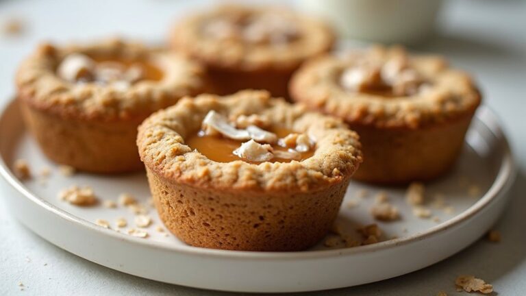 oatmeal caramel cookie cups