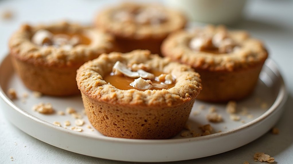 oatmeal caramel cookie cups