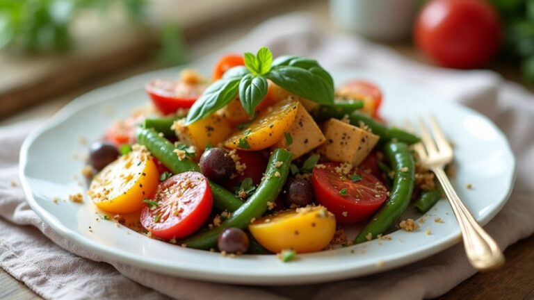 tofu salad with flavors