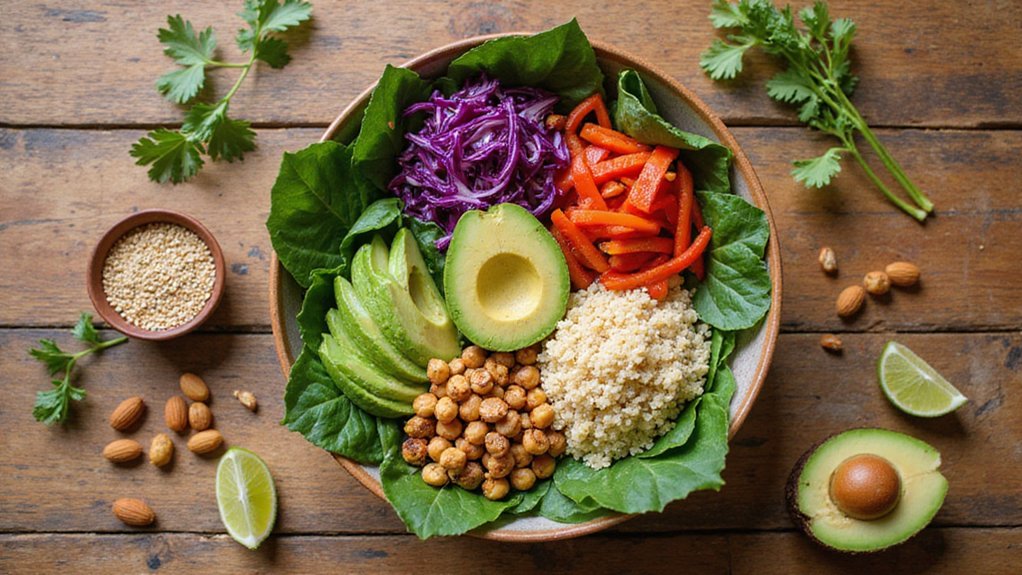 vibrant plant based buddha bowl