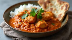 creamy spicy chicken dish