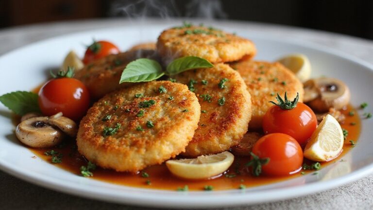 crispy roasted chicken schnitzel