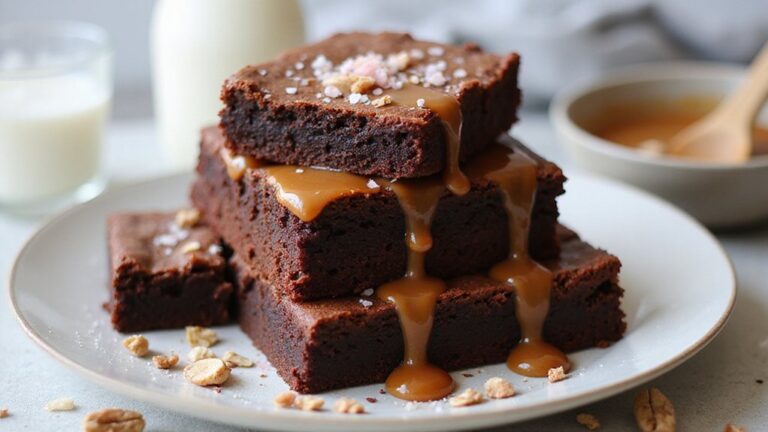 decadent salted caramel brownies