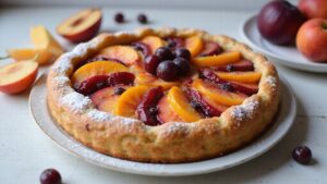 fresh seasonal fruit tart