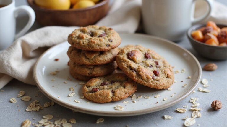 healthy energizing morning cookies
