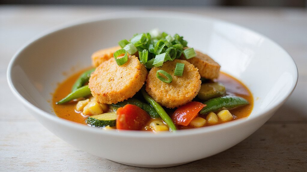 spicy colorful vegan curry