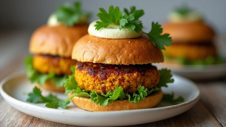 spicy vegetarian burger recipe