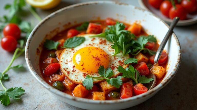 tofu greens shakshouka