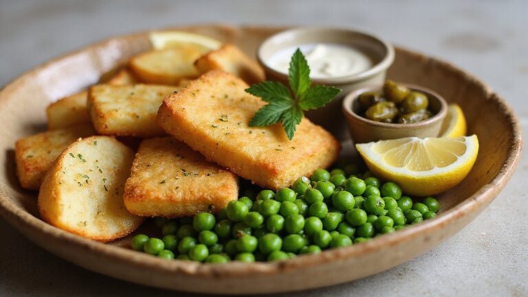vegan beer battered tofu