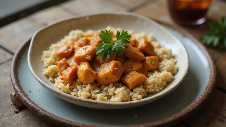 vegan creamy butter chicken
