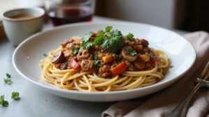 warm hearty veggie filled comfort